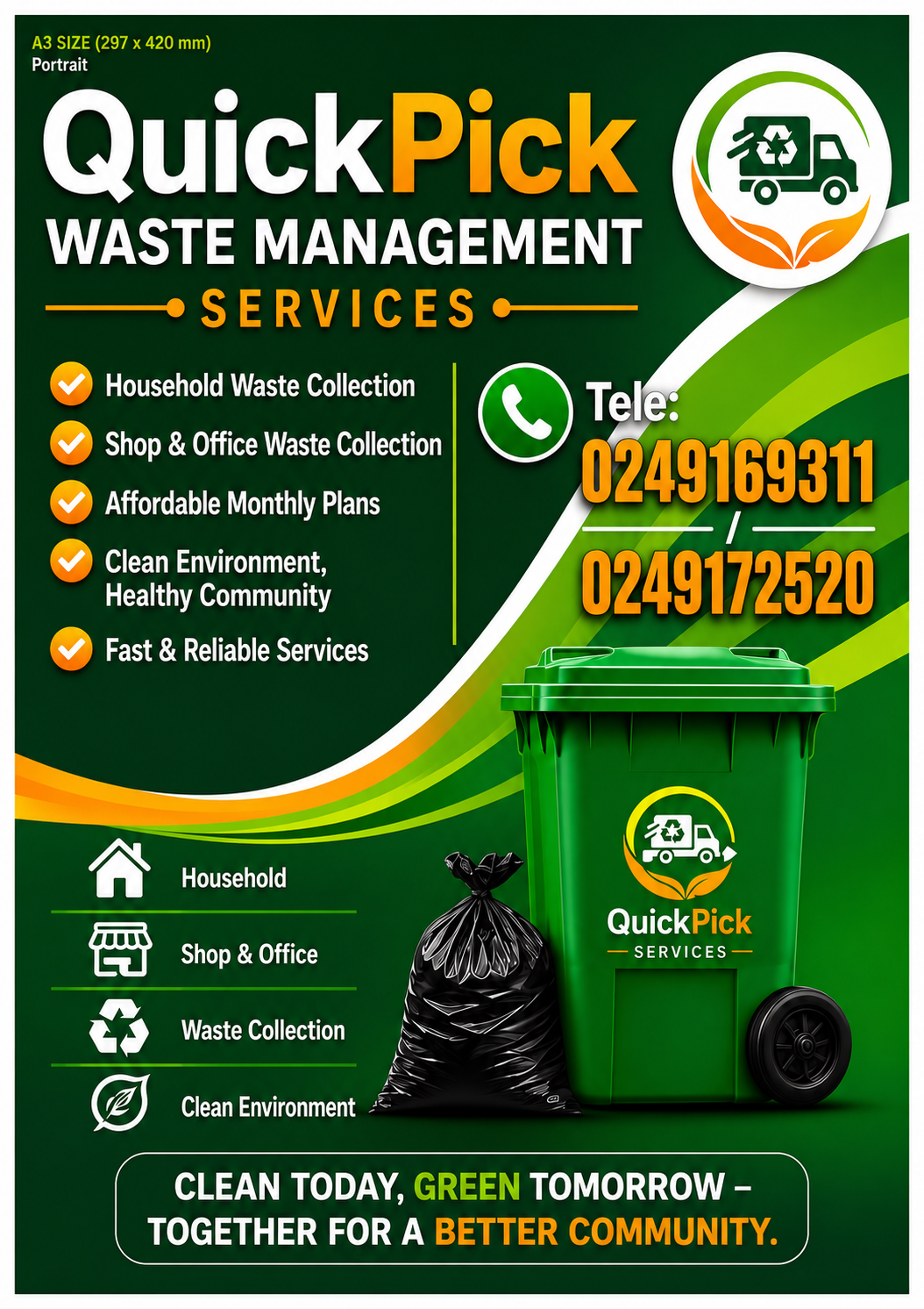 QuickPick Waste Management Services overview